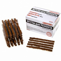 Жгут для ремонта бескамерных шин 6*100мм SKYWAY резиновый Коричневый (50 шт) 1/50